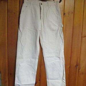 Vintage Carhartt Pants NWOT Carhartt Jeans Leather Patch Pocket sz 32x32 Utility